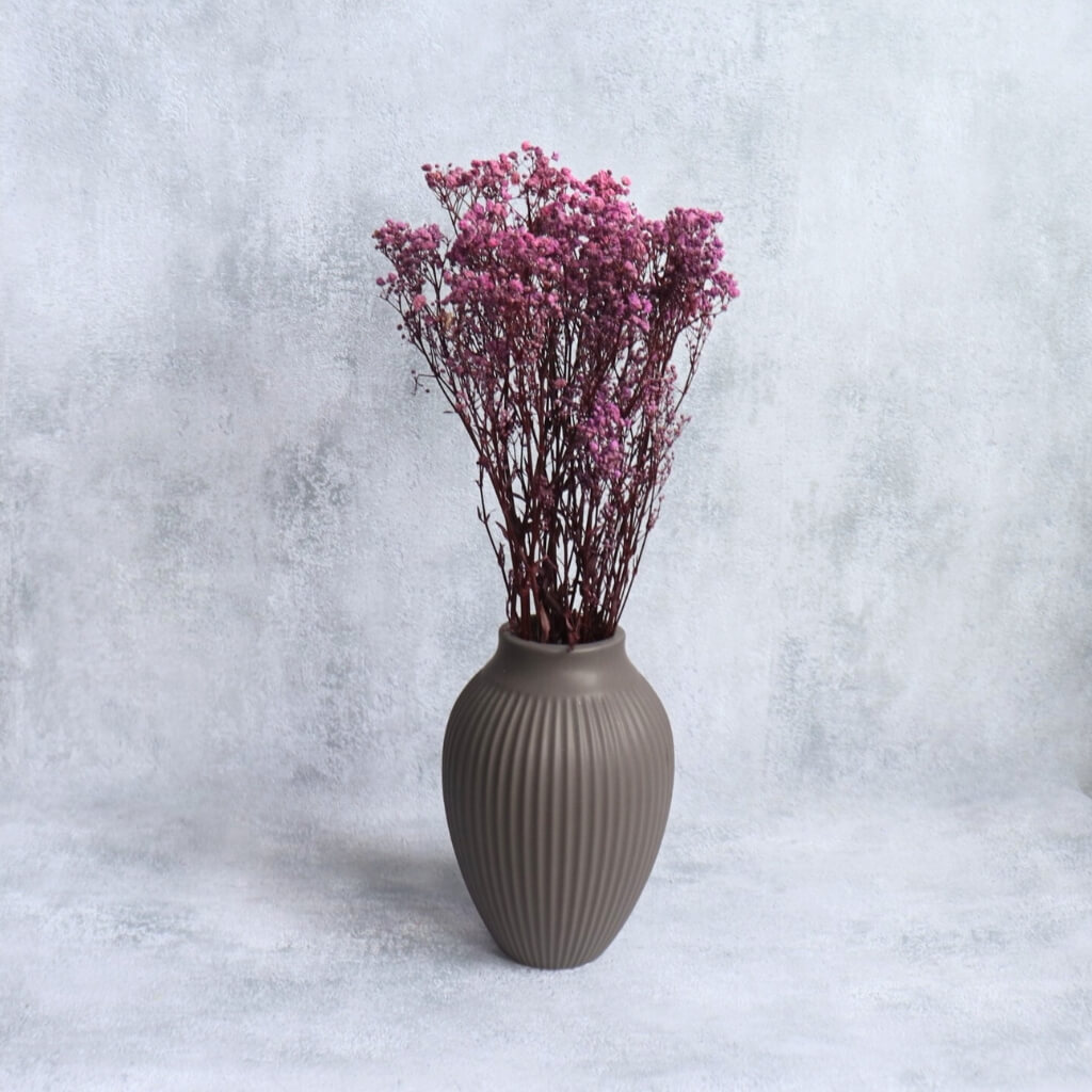 Fialová stabilizovaná gypsophila pro romantickou výzdobu a dekorace